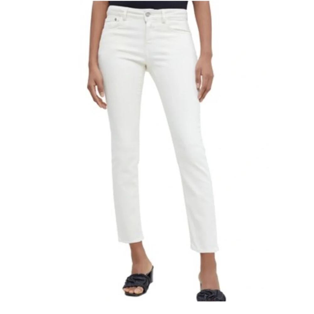CLOSED DENIM WHITE BAKER JEANS SIZE 26 Italy summer trendy pair